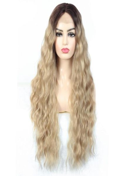 ombre dark roots blonde lace front wigs for women 134 synthetic long wavy middle parting natural looking hair1758857, Black;brown
ombre dark roots blonde lace front wigs for women 134 synthetic long wavy middle parting natural looking hair1758857, Black;brown
