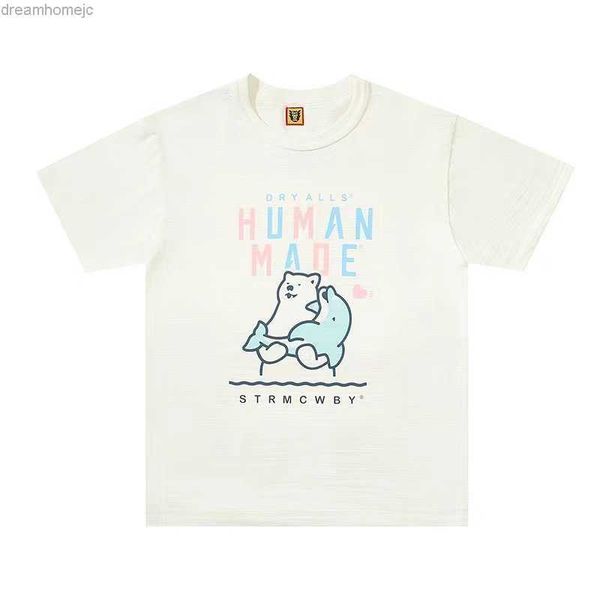 2023 summer dryalls human made t shirt men women cartoon dolphin human made t-shirt tees streetwear, White
2023 summer dryalls human made t shirt men women cartoon dolphin human made t-shirt tees streetwear, White