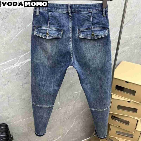 men's jeans fashion designer men jeans retro stretch slim fit painted ripped jeans men korean style vintage casual denim pants cargo pa, Blue
men's jeans fashion designer men jeans retro stretch slim fit painted ripped jeans men korean style vintage casual denim pants cargo pa, Blue