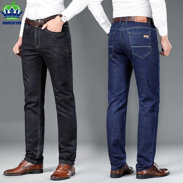 men's mens jeans spring autumn men cotton stretch business casual blue black straight trousers male plus size 2938 40 230720 l230724
men's mens jeans spring autumn men cotton stretch business casual blue black straight trousers male plus size 2938 40 230720 l230724