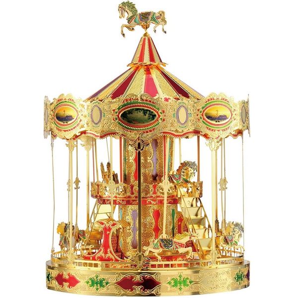 piececool 3d metal puzzle gold carousel model craft collection brain teaser stress relief toys handmade entertainment for adults and kids
piececool 3d metal puzzle gold carousel model craft collection brain teaser stress relief toys handmade entertainment for adults and kids