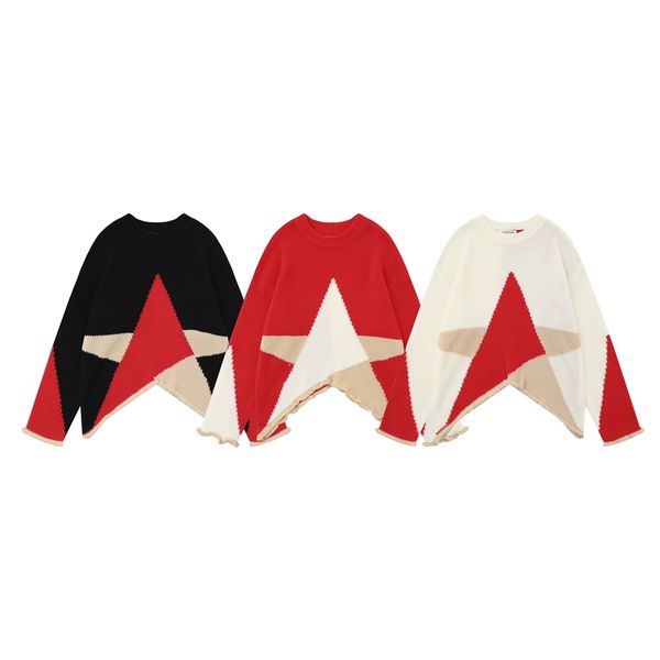 oversized cropped sweaters patchwork autumn winter color block casual knitwears irregular cropping clothes
oversized cropped sweaters patchwork autumn winter color block casual knitwears irregular cropping clothes