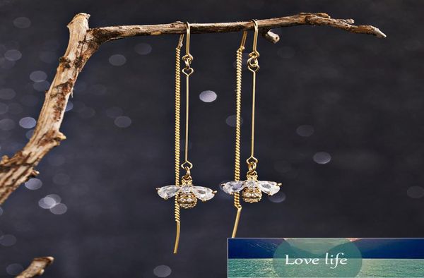 minimalist long tassel drop earring for women bee cat rose flower pendant zircon dangle earrings girl statement ear line jewelry f1151809, Silver
minimalist long tassel drop earring for women bee cat rose flower pendant zircon dangle earrings girl statement ear line jewelry f1151809, Silver