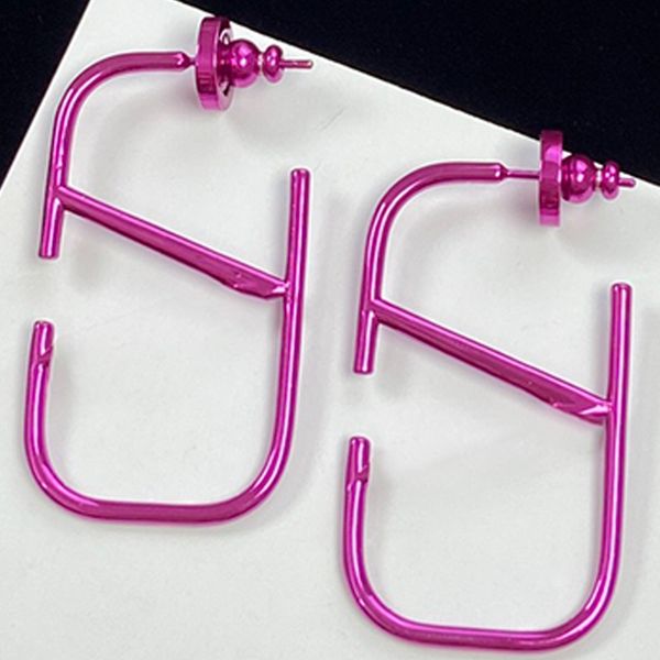 paper clip earrings pink frame simple ladies stainless steal classy earrings 925 silver design luxury metal brand party jewelry, Golden
paper clip earrings pink frame simple ladies stainless steal classy earrings 925 silver design luxury metal brand party jewelry, Golden