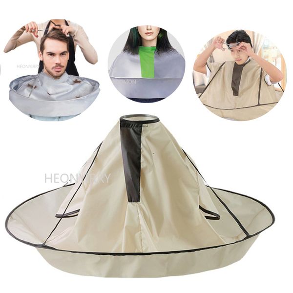 cutting cape 1pc waterproof hair cutting cloak foldable umbrella cape salon barber home hairdressing cape cover cloth 230724
cutting cape 1pc waterproof hair cutting cloak foldable umbrella cape salon barber home hairdressing cape cover cloth 230724