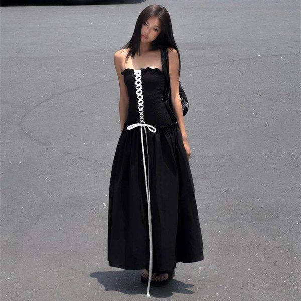 wholesale summer style womens clothing personality tied waist street girl tube dress, Black;gray
wholesale summer style womens clothing personality tied waist street girl tube dress, Black;gray