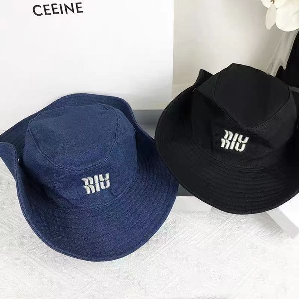 miu new letters cowboy fisherman hat men and women outdoor sun hat versatile trend, Blue;gray
miu new letters cowboy fisherman hat men and women outdoor sun hat versatile trend, Blue;gray