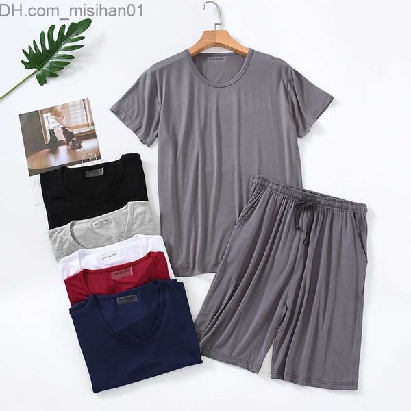men's sleepwear men's pajamas summer module short sleeve family dress thin round neck casual set suitable for daily wear plus size, Black;brown
men's sleepwear men's pajamas summer module short sleeve family dress thin round neck casual set suitable for daily wear plus size, Black;brown