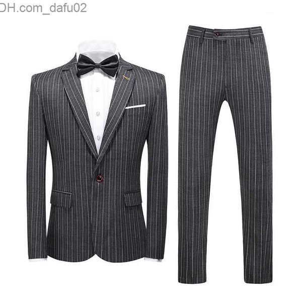 men's tracksuits new large size business set casual black blue wedding dress korean slim s-5xl z230724, Gray
men's tracksuits new large size business set casual black blue wedding dress korean slim s-5xl z230724, Gray