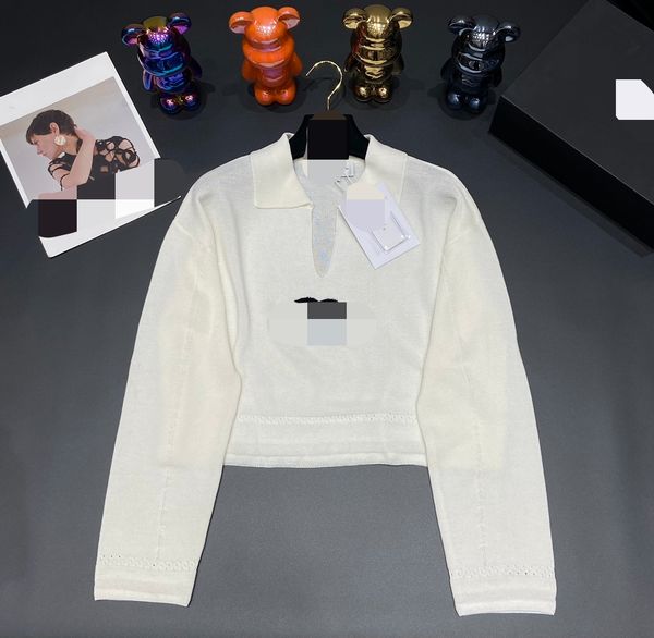 725 2023 autumn runway pullover brand same style pullover button sweater white black long sleeve lapel neck fashion clothes womens qian688
725 2023 autumn runway pullover brand same style pullover button sweater white black long sleeve lapel neck fashion clothes womens qian688