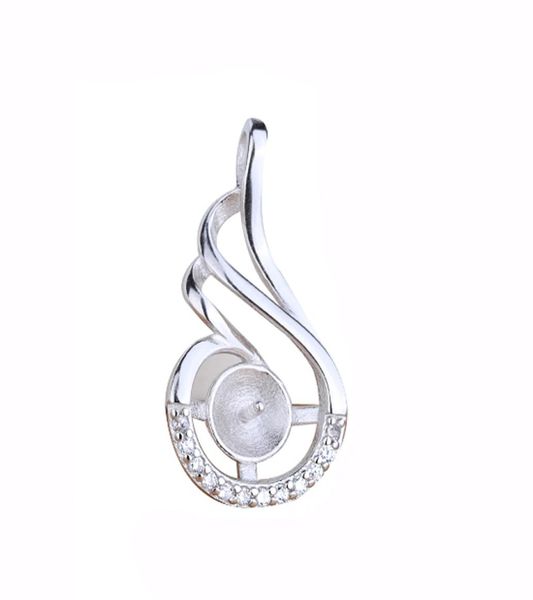 925 sterling silver women engagement wedding pendant crystal 69mm pearl or round bead semi mount pendant setting diy stone4992651, Slivery;crystal
925 sterling silver women engagement wedding pendant crystal 69mm pearl or round bead semi mount pendant setting diy stone4992651, Slivery;crystal