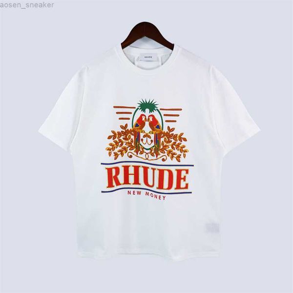 2023 parrot print rhude t-shirt men woman oversized loose rhude tees anime clothes, White;black
2023 parrot print rhude t-shirt men woman oversized loose rhude tees anime clothes, White;black