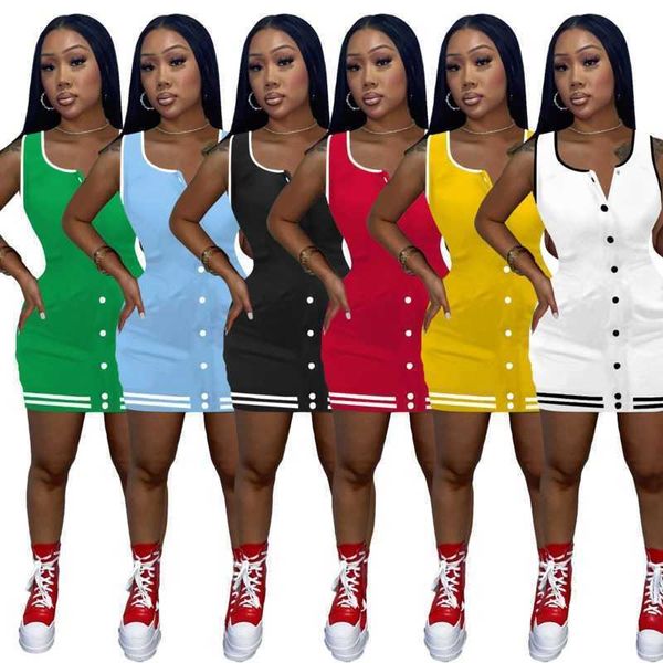 casual dresses women baseball dress fashion letter embroidery vest short sleeve button sports skirt, Black;gray
casual dresses women baseball dress fashion letter embroidery vest short sleeve button sports skirt, Black;gray