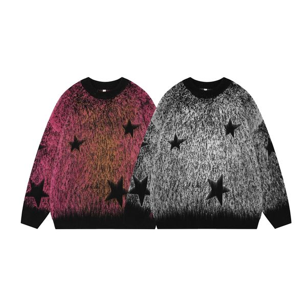 tie dyed plush sweater long sleeved men's and women's high street loose casual wool knitted pullovers 2023
tie dyed plush sweater long sleeved men's and women's high street loose casual wool knitted pullovers 2023