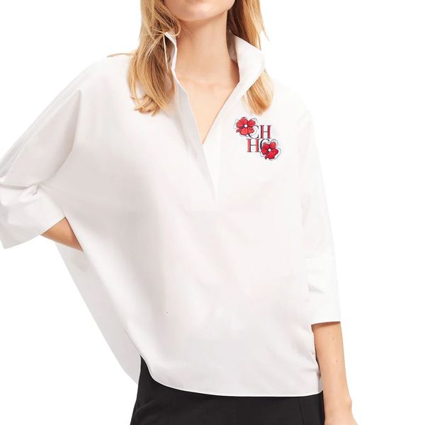 women's blouses shirts est 2023 summer white blouse 100 cotton elegant temperament shirt short sleeve casual solid blusas 230724
women's blouses shirts est 2023 summer white blouse 100 cotton elegant temperament shirt short sleeve casual solid blusas 230724
