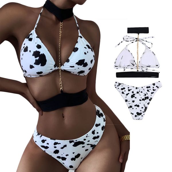 women's swimwear for women 2023 bathing suit swimsuit kimono bikini korea female print cow neck hung high waist chain spot spandex 2307, White;black
women's swimwear for women 2023 bathing suit swimsuit kimono bikini korea female print cow neck hung high waist chain spot spandex 2307, White;black