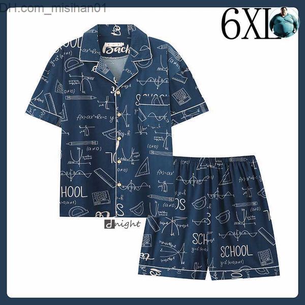 men's sleepwear women's pajama set men's pajama large size 5xl 6xl pajama set summer short sleeved pajamas z230725, Black;brown
men's sleepwear women's pajama set men's pajama large size 5xl 6xl pajama set summer short sleeved pajamas z230725, Black;brown