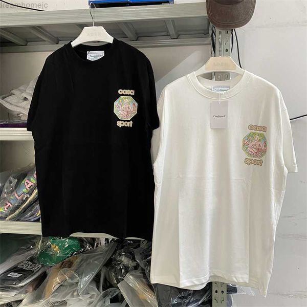 2023 summer casablanca sport t-shirts men women hip hop streetwear short sleeve tee with tags casa blanca t shirt, White;black
2023 summer casablanca sport t-shirts men women hip hop streetwear short sleeve tee with tags casa blanca t shirt, White;black