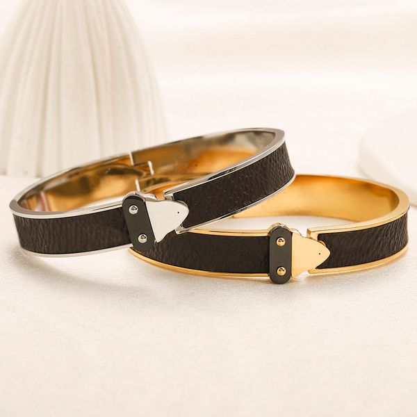 premium brand jewelry bangle man women luxury bangle classic designer leather bracelet designer selected girl valentine day gift will never, Black
premium brand jewelry bangle man women luxury bangle classic designer leather bracelet designer selected girl valentine day gift will never, Black