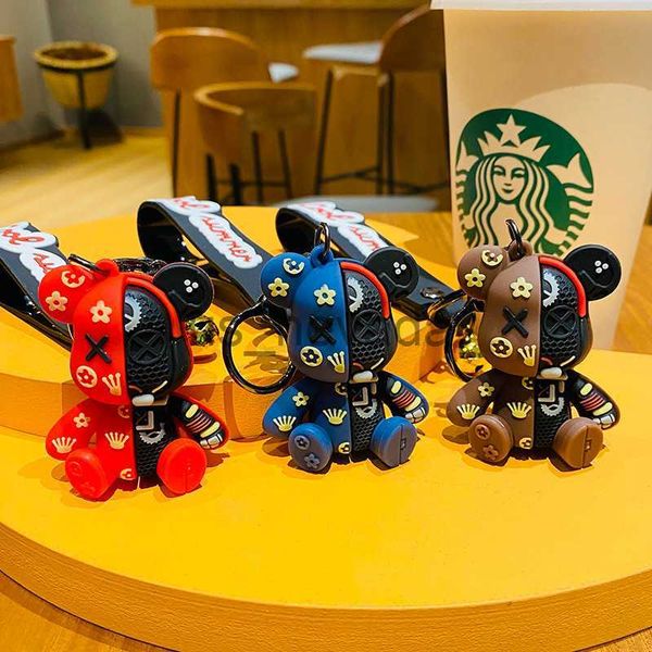 keychains lanyards creative semi anatomical mechanical bear car keychain cartoon backpack pendant healing couple small gift birthday gifts j, Silver
keychains lanyards creative semi anatomical mechanical bear car keychain cartoon backpack pendant healing couple small gift birthday gifts j, Silver