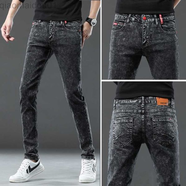 men's jeans gray jeans for men fashion retro washed snowflake slim skinny simple male pencil denim pants streetwear l230724, Blue
men's jeans gray jeans for men fashion retro washed snowflake slim skinny simple male pencil denim pants streetwear l230724, Blue