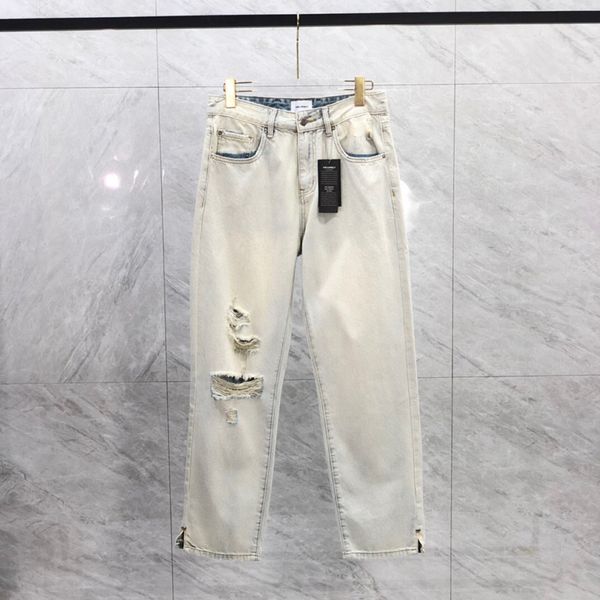 23fw men usa washed ripped holes denim pants long jeans vintage streetwear trousers bottoms, Black;brown
23fw men usa washed ripped holes denim pants long jeans vintage streetwear trousers bottoms, Black;brown