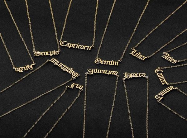 personalized letter zodiac necklace constellation necklaces custom stainless steel old english necklace birthday jewelry gifts6913459, Silver
personalized letter zodiac necklace constellation necklaces custom stainless steel old english necklace birthday jewelry gifts6913459, Silver