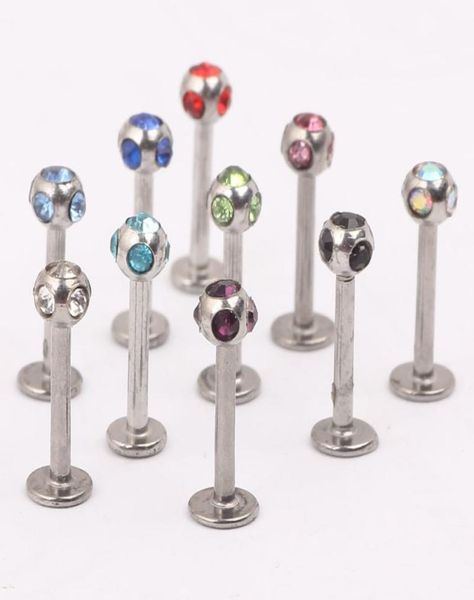 lip stud l12 mix 10 color 100pcs steel body jewelry lip piercing labret ring5931576, Black
lip stud l12 mix 10 color 100pcs steel body jewelry lip piercing labret ring5931576, Black