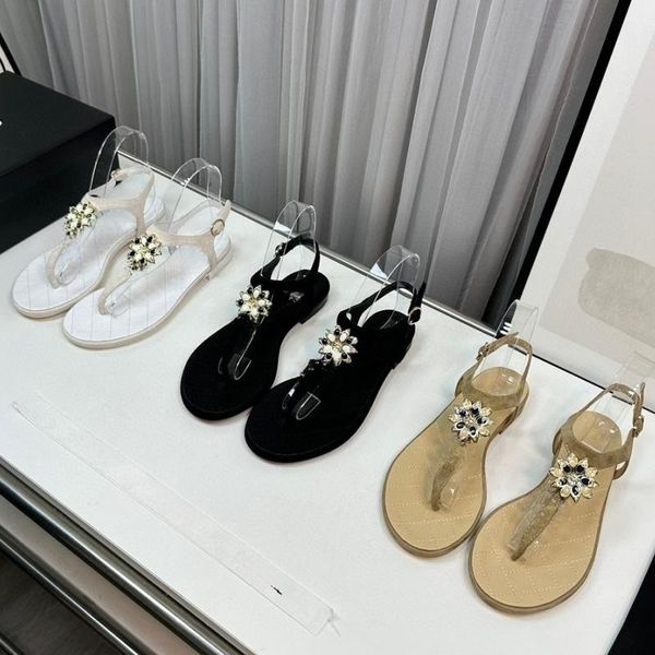 womens jewel sandals luxury designer shoes leather outsole flip-flops fashion comfortable slippers summer new outdoor casual shoes non-slip, Black
womens jewel sandals luxury designer shoes leather outsole flip-flops fashion comfortable slippers summer new outdoor casual shoes non-slip, Black