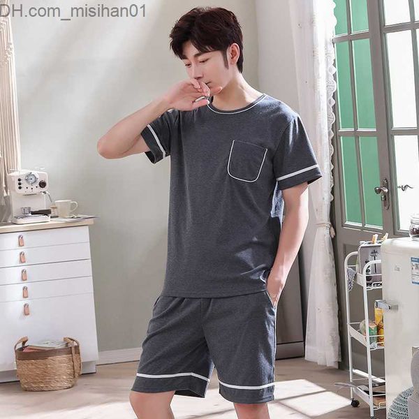 men's sleepwear new o-neck cotton men's summer short sleeve pajama set large l-4xl pajama casual set evening dress men's paja, Black;brown
men's sleepwear new o-neck cotton men's summer short sleeve pajama set large l-4xl pajama casual set evening dress men's paja, Black;brown