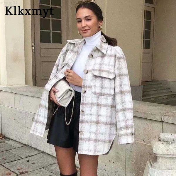 women's jackets klkxmyt traf jackets women 2020 fashion with pockets plaid jacket coat vintage long sleeve loose female outerwear chic, Black;brown
women's jackets klkxmyt traf jackets women 2020 fashion with pockets plaid jacket coat vintage long sleeve loose female outerwear chic, Black;brown