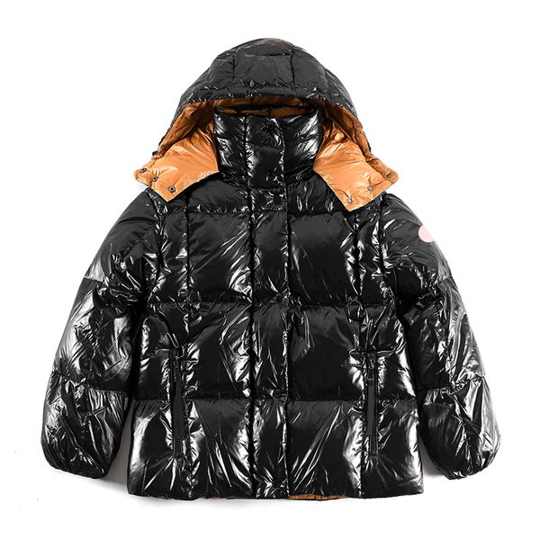 designer hooded down jacket womens pocket zipper letter rope woman puffer jacket winter fashion bread down jacket size 1--3, Black
designer hooded down jacket womens pocket zipper letter rope woman puffer jacket winter fashion bread down jacket size 1--3, Black