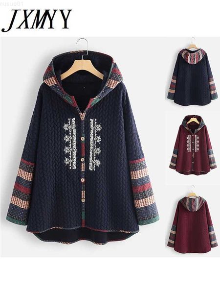 women's jackets jxmyy women indie folk jacket 2023 single breasted outerwear girls knitted plush coats hooded jackets oversize femme l2, Black;brown
women's jackets jxmyy women indie folk jacket 2023 single breasted outerwear girls knitted plush coats hooded jackets oversize femme l2, Black;brown
