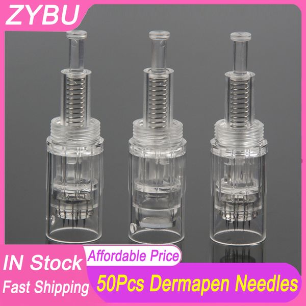 50pcs screw port microneedling needles derma pen cartridges professional dermapen mesotherapy needle skin care drag mts nano cartridge
50pcs screw port microneedling needles derma pen cartridges professional dermapen mesotherapy needle skin care drag mts nano cartridge