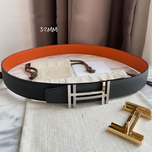 belt for women men genuine leather mens designer belts width 3.2cm smooth steel buckle womens waistband with orange box wholesale, Black;brown
belt for women men genuine leather mens designer belts width 3.2cm smooth steel buckle womens waistband with orange box wholesale, Black;brown