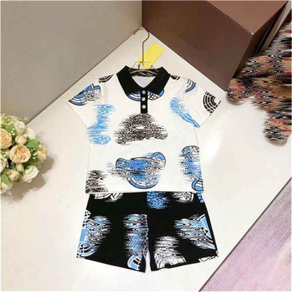 brand designer boys polo t-shirt suit summer cotton lapel t-shirt with black shorts suit high-end children's sports suit new size 90cm-, White
brand designer boys polo t-shirt suit summer cotton lapel t-shirt with black shorts suit high-end children's sports suit new size 90cm-, White