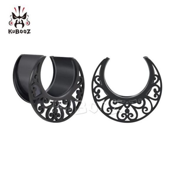 kubooz stainless steel notched cutout flower pattern ear tunnels plugs body piercing jewelry earring gauges stretchers expanders w1052525, Silver
kubooz stainless steel notched cutout flower pattern ear tunnels plugs body piercing jewelry earring gauges stretchers expanders w1052525, Silver
