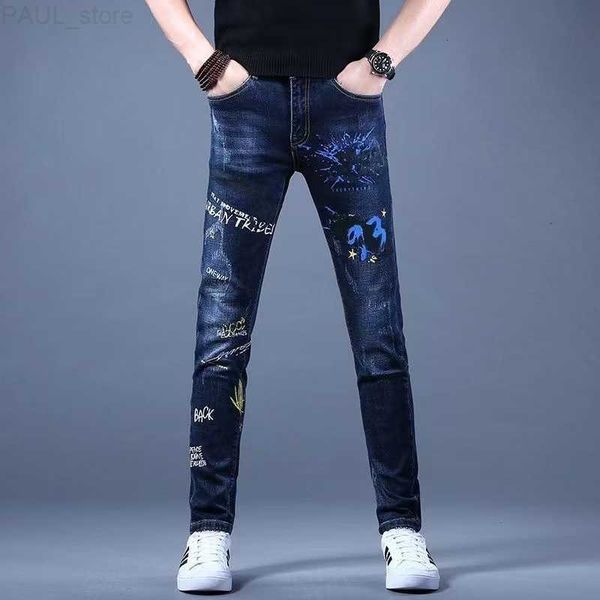 men's mens jeans style skinny men trend printed stretch slim fit denim trousers fashion black patchwork casual jean pants male 230720 l, Blue
men's mens jeans style skinny men trend printed stretch slim fit denim trousers fashion black patchwork casual jean pants male 230720 l, Blue