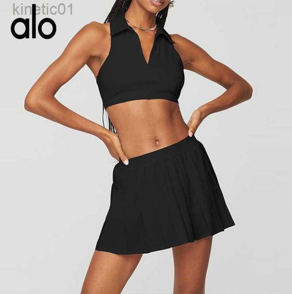 2023 desginer alo yoga bra officiwebsite same suit women's outdoor sports tennis set anti glare short skirt breathable fitness suit, White
2023 desginer alo yoga bra officiwebsite same suit women's outdoor sports tennis set anti glare short skirt breathable fitness suit, White