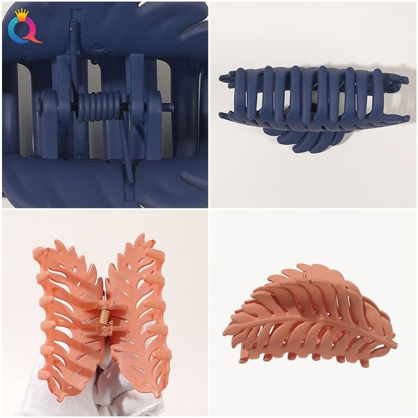 fashion blogger designer jewelry frosted leaf grip clip hollow hair clip female large shark grip accessories barrettes hair wholesale zj87, Slivery;golden
fashion blogger designer jewelry frosted leaf grip clip hollow hair clip female large shark grip accessories barrettes hair wholesale zj87, Slivery;golden