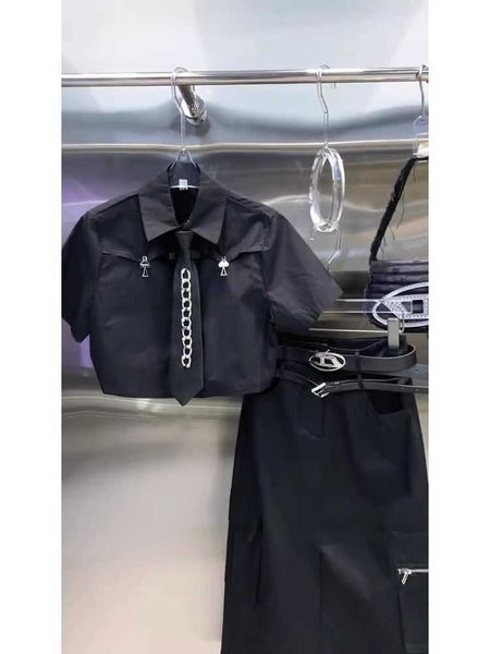 summer women's black short-sleeved bow tie shirt plus lace-up cargo long skirt suit skirt, nylon fabric anti-wrinkle does not shrink, c, White
summer women's black short-sleeved bow tie shirt plus lace-up cargo long skirt suit skirt, nylon fabric anti-wrinkle does not shrink, c, White