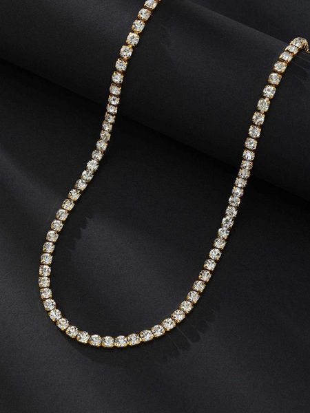 men's accessories men's 1pc korean fashionable square claw chain rhinestone necklace for jewelry gift and party, Silver
men's accessories men's 1pc korean fashionable square claw chain rhinestone necklace for jewelry gift and party, Silver