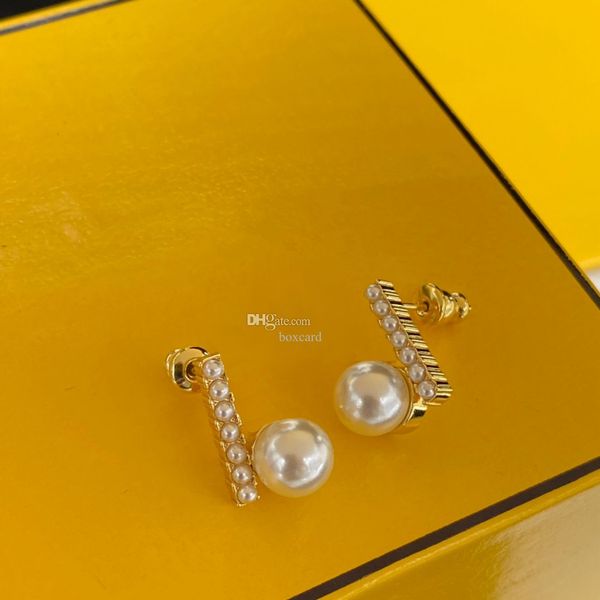 trendy gold eardrops stylish pearl letter charm earrings rhinestone designer studs crystal diamond ear hoops package with box, Golden
trendy gold eardrops stylish pearl letter charm earrings rhinestone designer studs crystal diamond ear hoops package with box, Golden