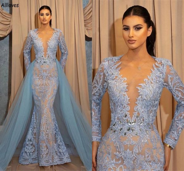 dusty blue tulle overskirts women formal evening dresses with long sleeves v neck lace appliqued special occasion prom gowns dubai arabic tu, Black;red
dusty blue tulle overskirts women formal evening dresses with long sleeves v neck lace appliqued special occasion prom gowns dubai arabic tu, Black;red