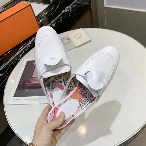 casual shoes women slippers brand designer sandals leather flat bottomed low heel luxury leisure comfortable light mule, Black
casual shoes women slippers brand designer sandals leather flat bottomed low heel luxury leisure comfortable light mule, Black