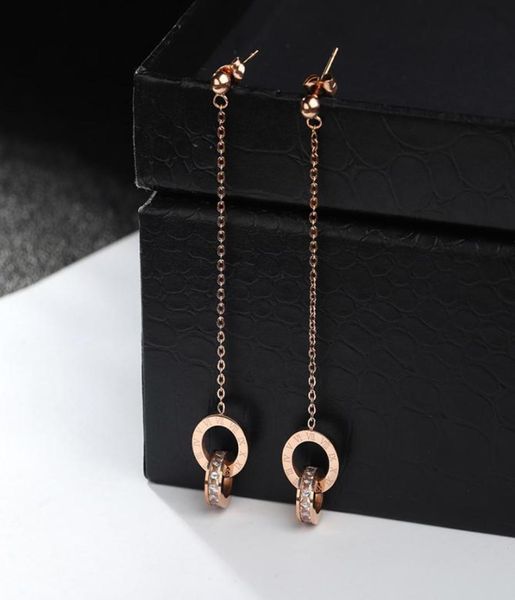 yun ruo fashion double circle zircon tassel stud earring woman rose gold color titanium steel jewelry birthday gift not fade8049510, Golden;silver
yun ruo fashion double circle zircon tassel stud earring woman rose gold color titanium steel jewelry birthday gift not fade8049510, Golden;silver