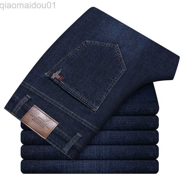 men's jeans 2023 autumn new stretch cotton men's business straight-leg jeans classic style fashion dark blue denim pants male bran
men's jeans 2023 autumn new stretch cotton men's business straight-leg jeans classic style fashion dark blue denim pants male bran