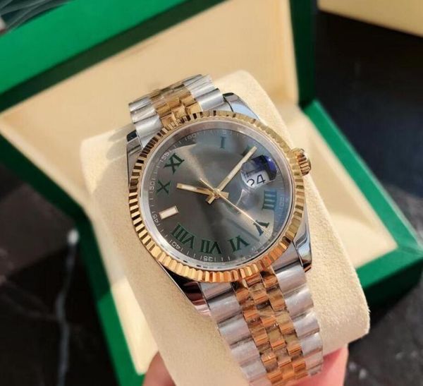 new qrrive with original box fashion men's watch 41mm automatic mechanical movement men's watches stainless steel strap sports -26, Slivery;brown
new qrrive with original box fashion men's watch 41mm automatic mechanical movement men's watches stainless steel strap sports -26, Slivery;brown