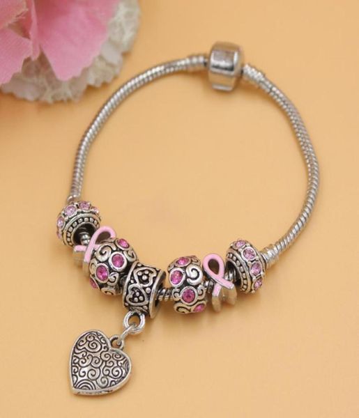 new arrival breast cancer awareness jewelry european charm heart charm bracelets pink ribbon cancer bracelet jewelry5919940, Golden;silver
new arrival breast cancer awareness jewelry european charm heart charm bracelets pink ribbon cancer bracelet jewelry5919940, Golden;silver