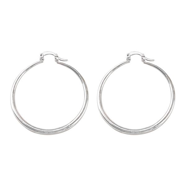 40-50mm exaggerated big smooth circle hoop earrings for women simple round loop ear wedding jewelry brincos cool gift, Silver
40-50mm exaggerated big smooth circle hoop earrings for women simple round loop ear wedding jewelry brincos cool gift, Silver